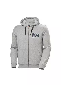 Мужская толстовка с капюшоном и капюшоном с логотипом Helly Hansen, серый
