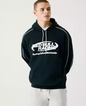 Мужская толстовка с капюшоном и логотипом Pepe Jeans, тёмно-синий