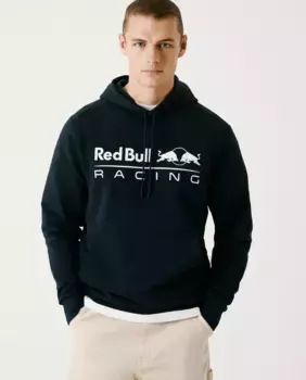 Мужская толстовка с капюшоном и логотипом Pepe Jeans, тёмно-синий