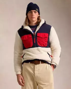 Мужская толстовка с капюшоном и множеством карманов Polo Ralph Lauren, мультиколор