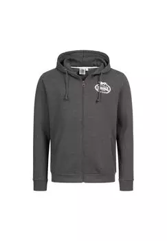 Мужская толстовка с капюшоном и молнией, стандартного кроя DAVENTRY LONSDALE, цвет Marl Anthracite