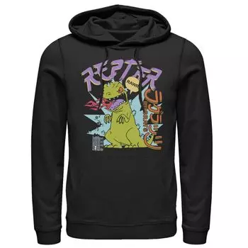 Мужская толстовка с капюшоном и плакатом Rugrats Reptar Kanji Licensed Character