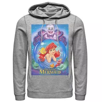 Мужская толстовка с капюшоном и плакатом «Русалочка Ариэль и Урсула» Disney Licensed Character