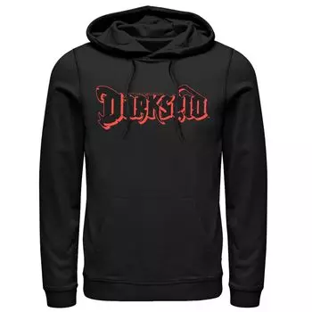 Мужская толстовка с капюшоном и плакатом с текстовым логотипом DC Comics Darkseid, Black Licensed Character, черный