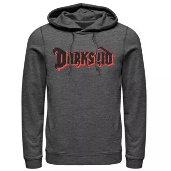 Мужская толстовка с капюшоном и плакатом с текстовым логотипом DC Comics Darkseid Licensed Character