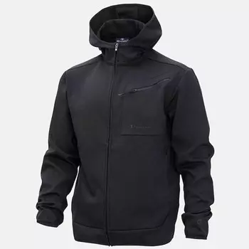 Мужская толстовка с капюшоном и полной молнией Champion, черный