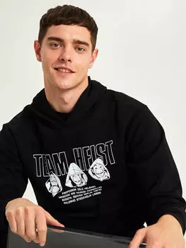 Мужская толстовка с капюшоном и принтом La Casa De Papel с длинными рукавами Xside