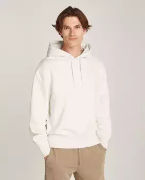 Мужская толстовка с капюшоном и принтом на спине Calvin Klein Jeans, цвет Crudo