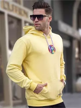 Мужская толстовка с капюшоном и принтом с длинным рукавом Madmextt