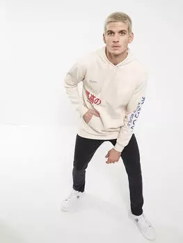 Мужская толстовка с капюшоном и принтом с длинным рукавом Xside