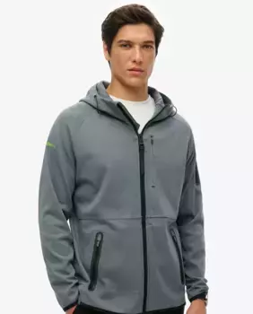 Мужская толстовка с капюшоном и застежкой-молнией Tech Logo Superdry, синий