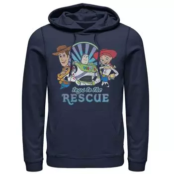 Мужская толстовка с капюшоном «История игрушек Джесси Вуди Buzz Toys To The Rescue» Disney / Pixar