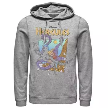Мужская толстовка с капюшоном из классического фильма Disney Hercules Hydra Licensed Character