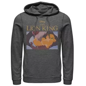 Мужская толстовка с капюшоном из классического фильма Disney The Lion King Baby Simba Licensed Character