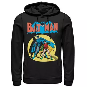 Мужская толстовка с капюшоном из классического мультфильма DC Comics «Бэтмен и Робин» Licensed Character