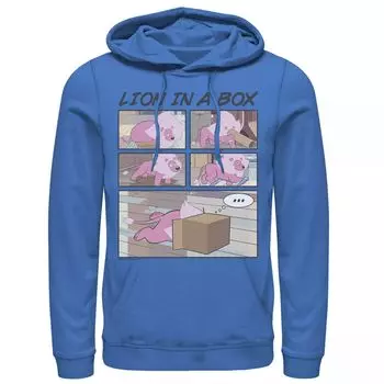 Мужская толстовка с капюшоном из комиксов Cartoon Network Stevens Universe Lion In A Box Licensed Character