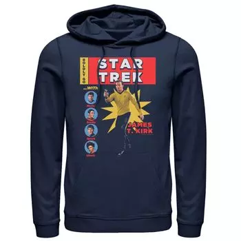 Мужская толстовка с капюшоном из оригинальной серии Star Trek James Kirk Comic Licensed Character