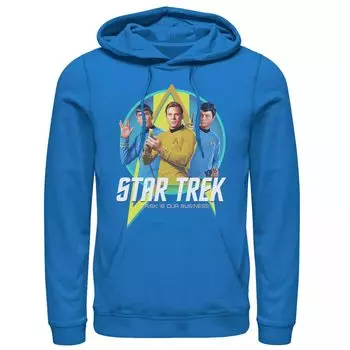 Мужская толстовка с капюшоном из оригинальной серии Star Trek Risk Is Business Licensed Character