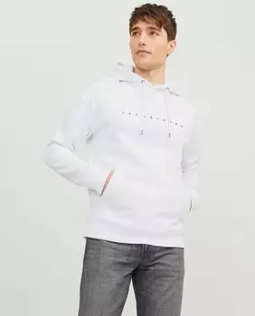 Мужская толстовка с капюшоном Jack & Jones, белый