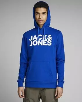 Мужская толстовка с капюшоном Jack & Jones, синий