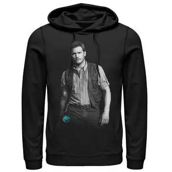 Мужская толстовка с капюшоном Jurassic World Chris Pratt Swag Licensed Character