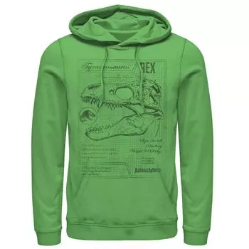 Мужская толстовка с капюшоном Jurassic World T-Rex Vintage Graph Licensed Character