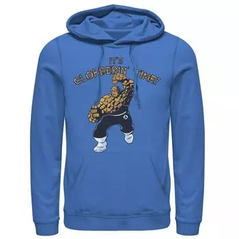 Мужская толстовка с капюшоном Marvel Fantastic Four The Thing Clobberin' Time Action Shot