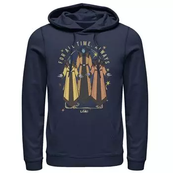 Мужская толстовка с капюшоном Marvel Loki Time Keepers For All Time Quote Licensed Character