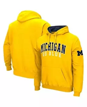 Мужская толстовка с капюшоном Michigan Wolverines Double Arch Colosseum, желтый