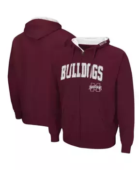 Мужская толстовка с капюшоном Mississippi State Bulldogs Arch Logo 3.0 Colosseum, красный