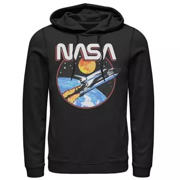 Мужская толстовка с капюшоном NASA в стиле ретро Licensed Character
