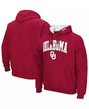 Мужская толстовка с капюшоном Oklahoma Sooners Arch & Team Logo 3.0 Colosseum, красный