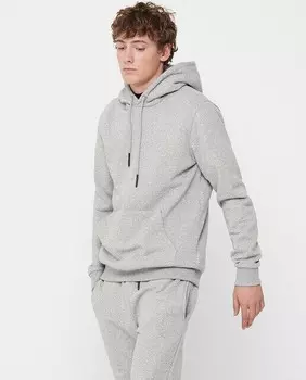 Мужская толстовка с капюшоном Only & Sons, светло-серый