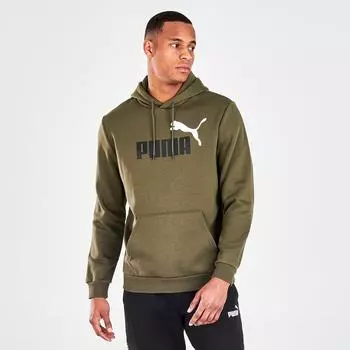 Мужская толстовка с капюшоном Puma #Logo, зеленый