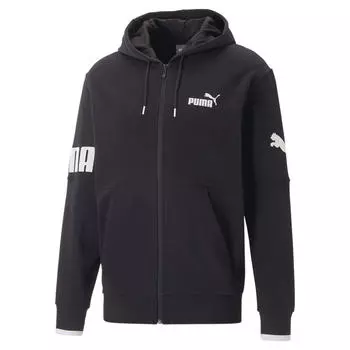 Мужская толстовка с капюшоном PUMA POWER PUMA, черный