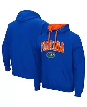 Мужская толстовка с капюшоном royal florida gators big and tall arch & logo 2.0 Colosseum