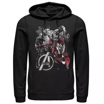 Мужская толстовка с капюшоном с гранж-логотипом Marvel Infinity War Avengers Licensed Character