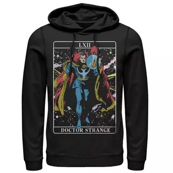Мужская толстовка с капюшоном с картами Таро и комиксами Marvel Doctor Strange Licensed Character