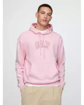 Мужская толстовка с капюшоном с логотипом Gap, розовый