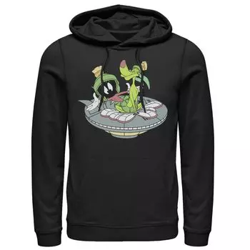 Мужская толстовка с капюшоном с персонажами Looney Tunes Марвином и К-9 Licensed Character