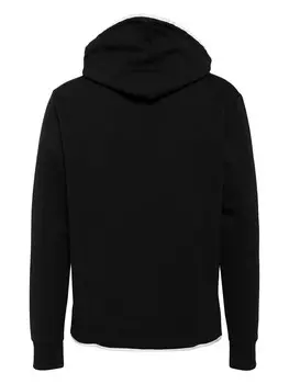 Мужская толстовка с капюшоном с прорезиненным логотипом Hugo Boss Soody 1, темно-синий