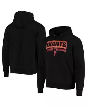 Мужская толстовка с капюшоном san francisco giants spring training team '47 black '47 Brand, черный