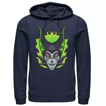 Мужская толстовка с капюшоном «Спящая красавица Малефисента» с сахарным черепом Disney