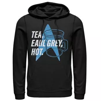 Мужская толстовка с капюшоном Star Trek Next Generation Tea Earl Grey Licensed Character