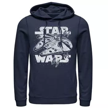 Мужская толстовка с капюшоном Star Wars Millennium Falcon Hyperdrive Licensed Character
