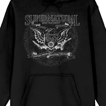 Мужская толстовка с капюшоном Supernatural Join The Hunt Licensed Character