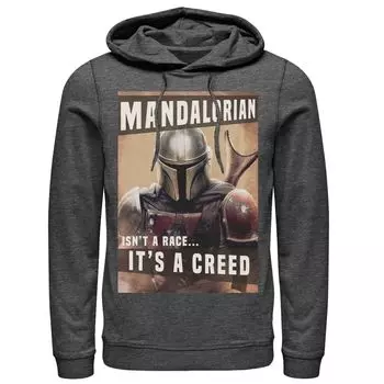 Мужская толстовка с капюшоном The Mandalorian It Is not A Race It's Creed Star Wars