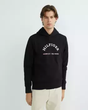 Мужская толстовка с капюшоном Tommy Hilfiger, черный