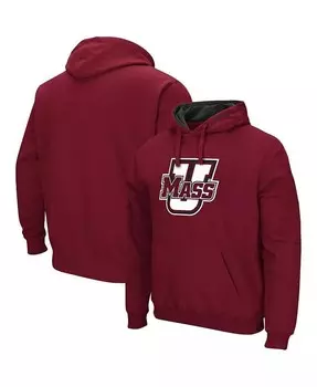 Мужская толстовка с капюшоном UMass Minutemen Arch and Logo Colosseum, красный