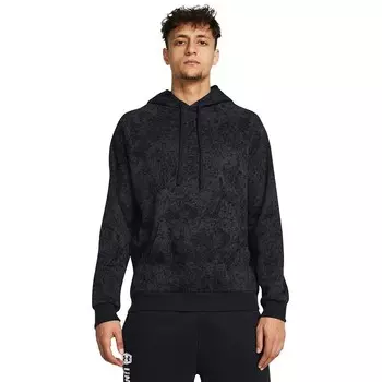 Мужская толстовка с капюшоном Under Armour Rival Fleece Tech Camo, черный